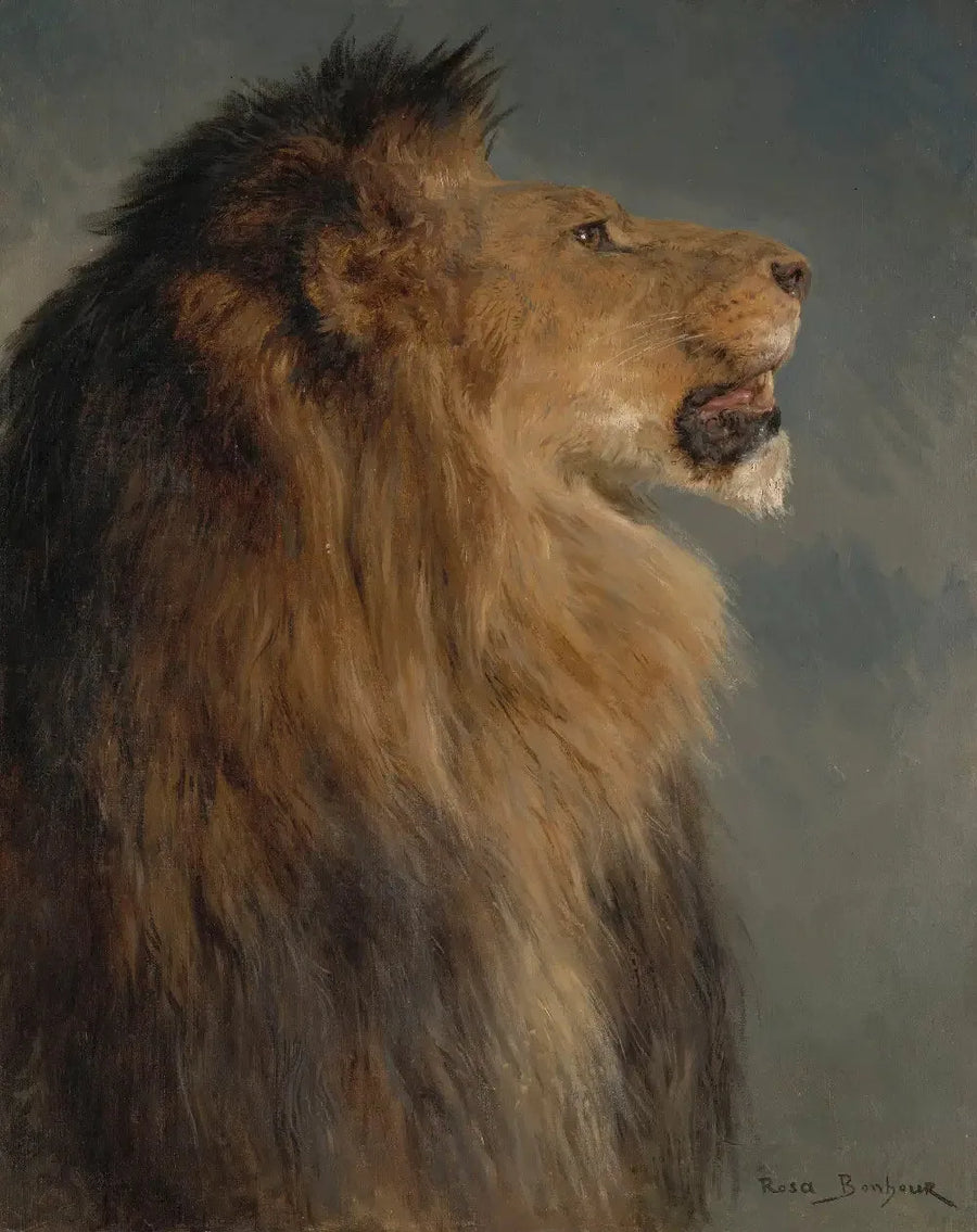 Uma cabeça de leão - Rosa Bonheur