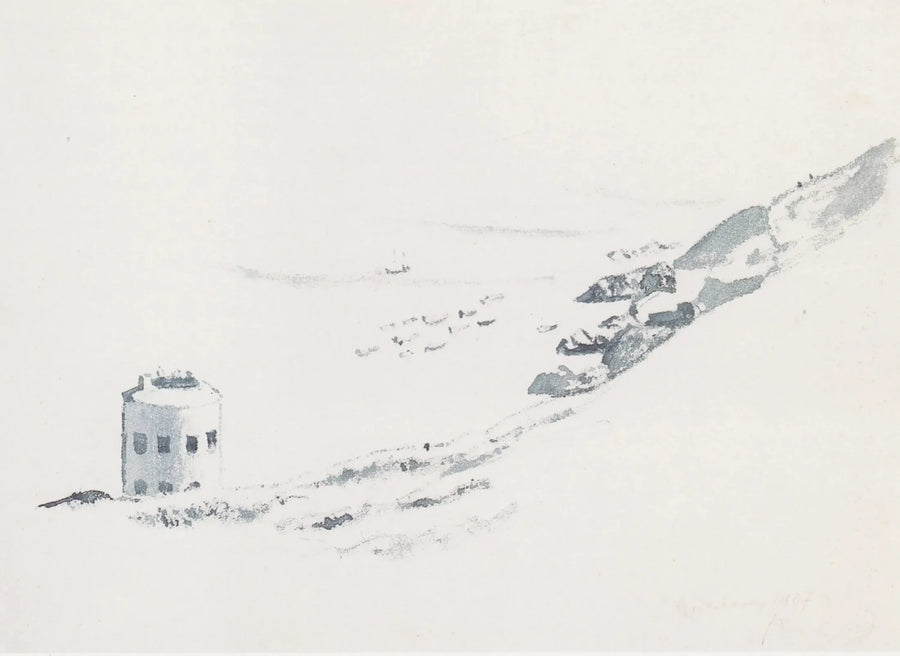 Uma turnê Martello em Guernsey - Félix Vallotton
