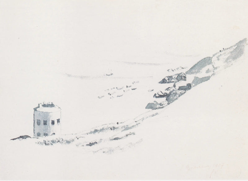 Uma turnê Martello em Guernsey - Félix Vallotton