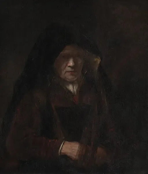 Uma velha mulher - Rembrandt