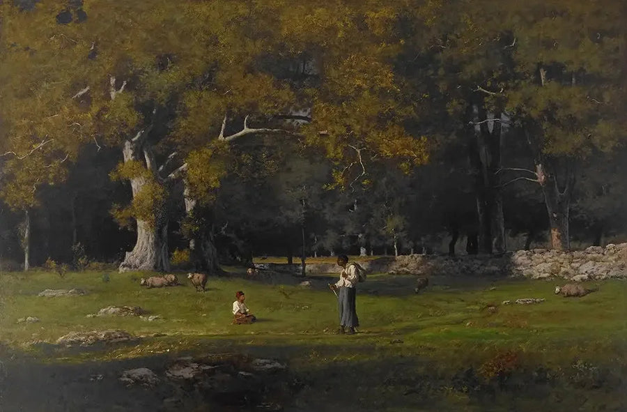 Uma estrada antiga - George Inness