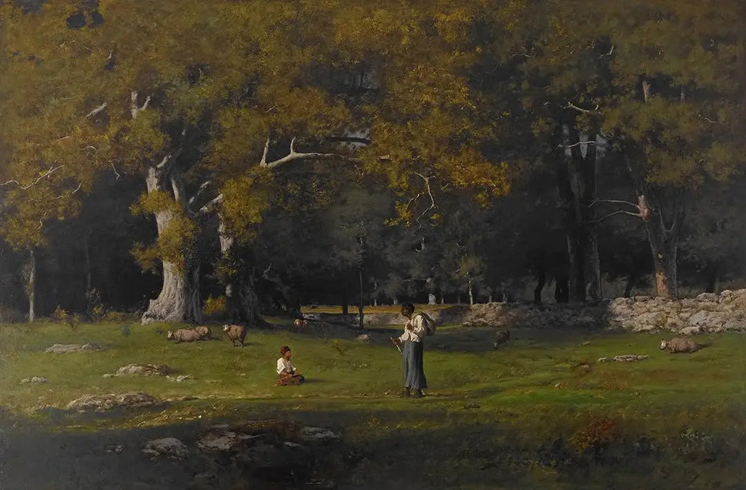 Une vieille route - George Inness - Alpha Reproduction