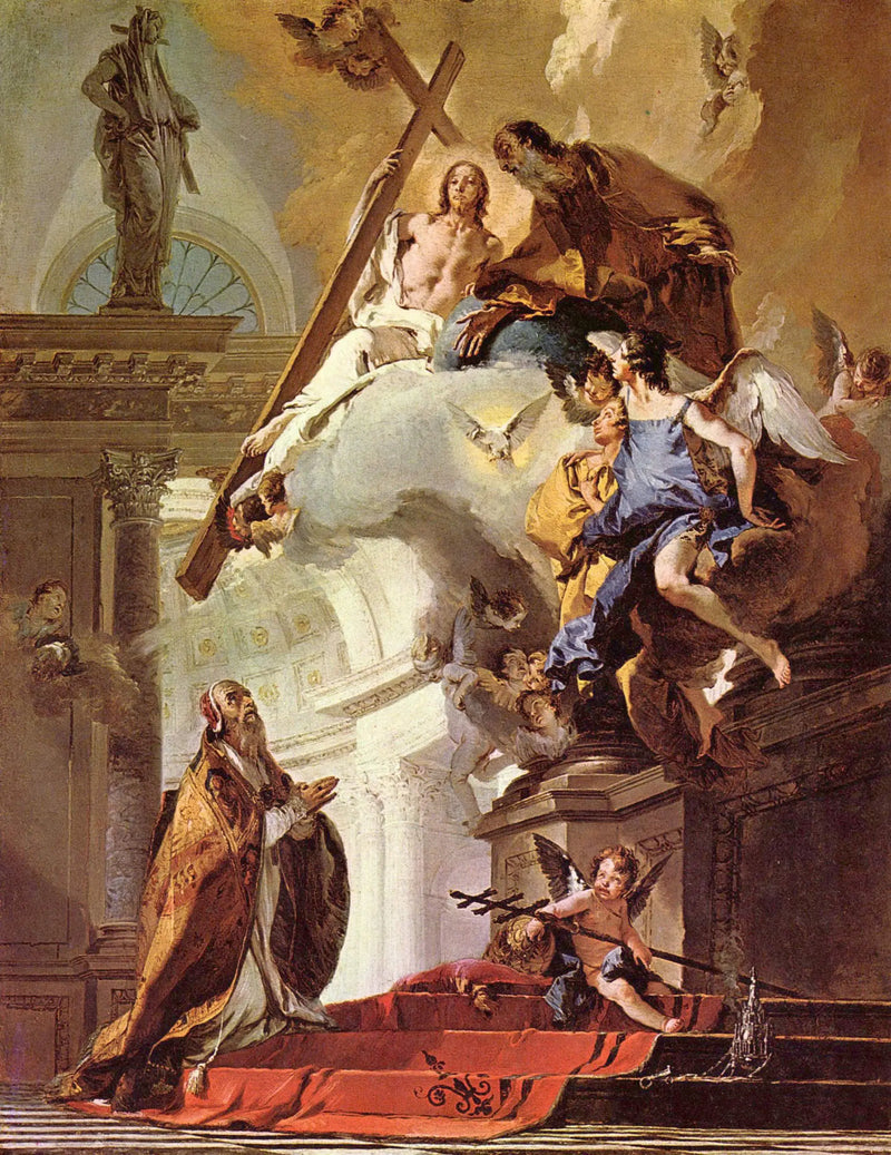 Uma visão da Trindade - Giovanni Battista Tiepolo