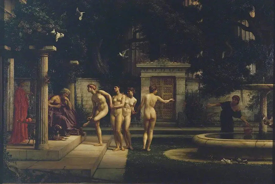 Uma visita a Esculápio - Edward Poynter