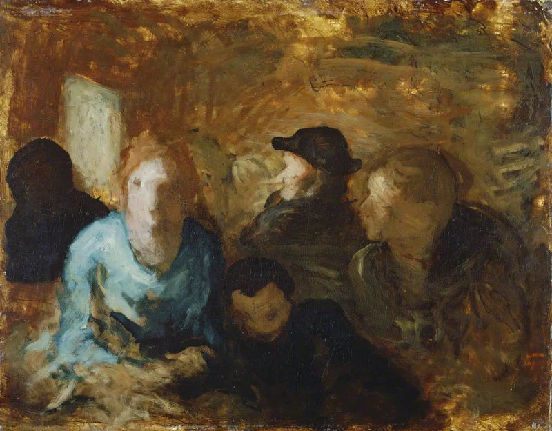 Um carro de terceira classe - Honoré Daumier
