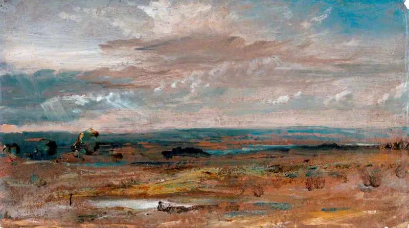 Uma vista em Hampstead, à noite - John Constable