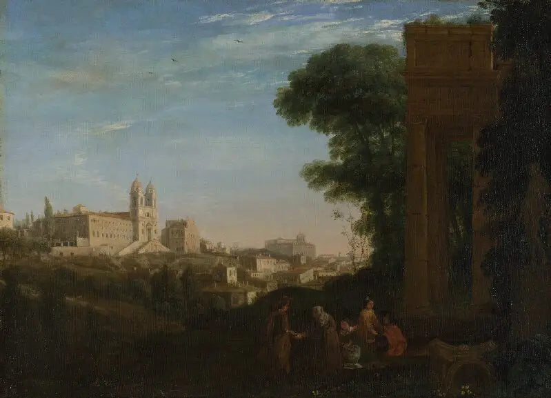 Uma vista de Roma - Claude Lorrain