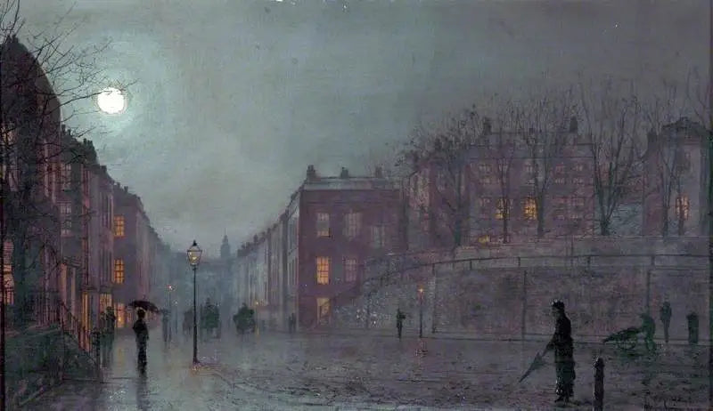 Une vue de Hampstead Londres - John Atkinson Grimshaw - Alpha Reproduction