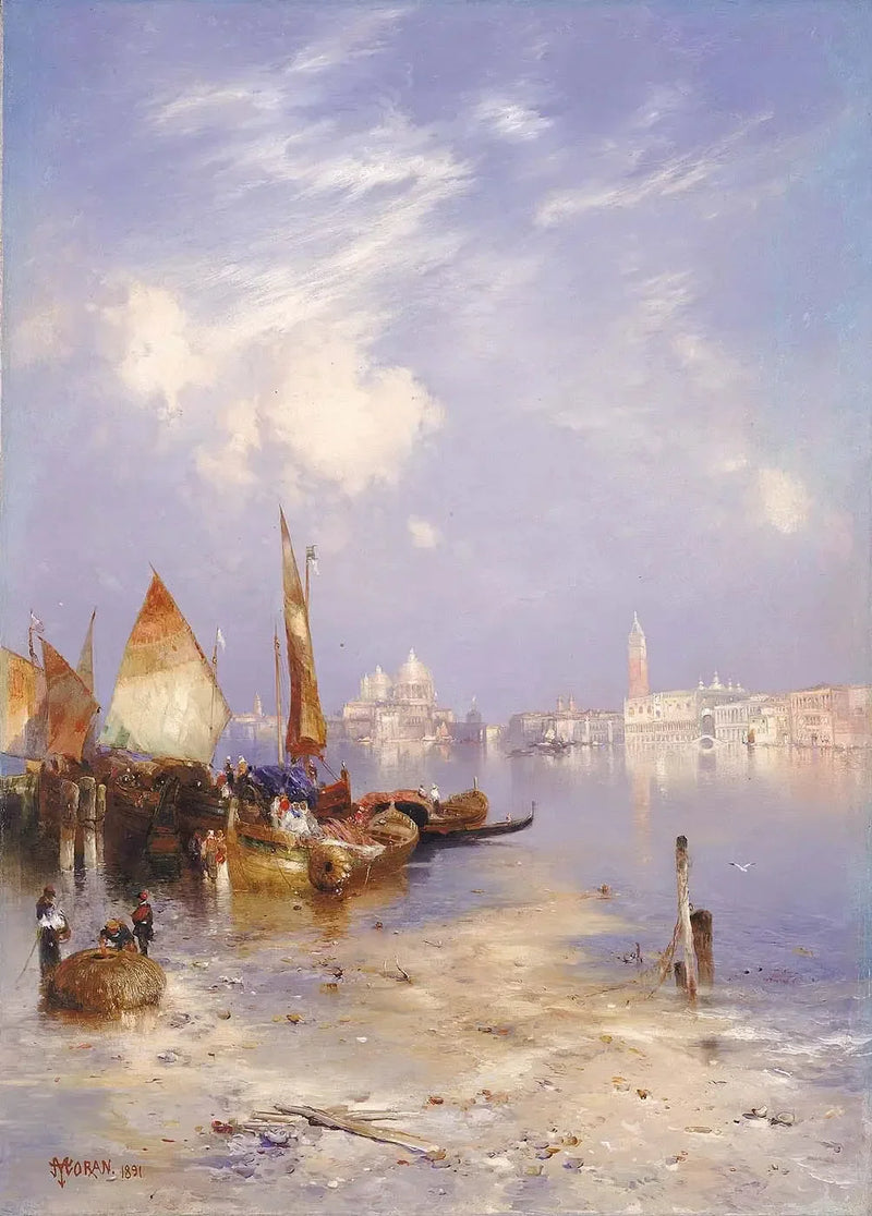 Uma vista de Veneza - Thomas Moran