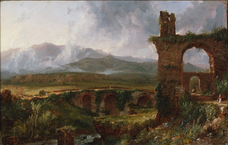 Uma vista perto de Tivoli (manhã) - Thomas Cole