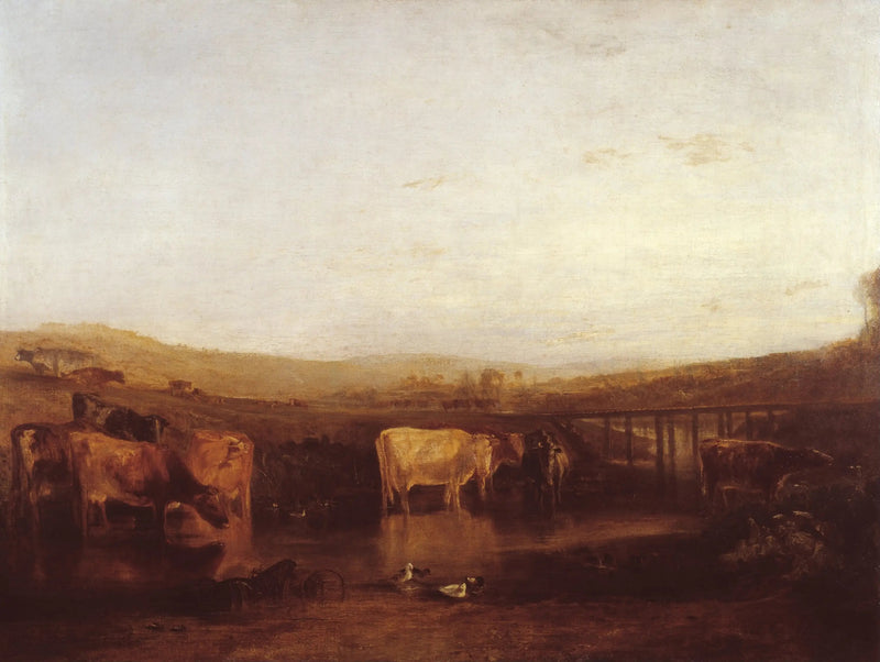 União do Tâmisa e do Ísis - J. M. W. Turner