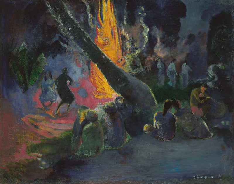Upa upa, A Dança do Fogo - Paul Gauguin
