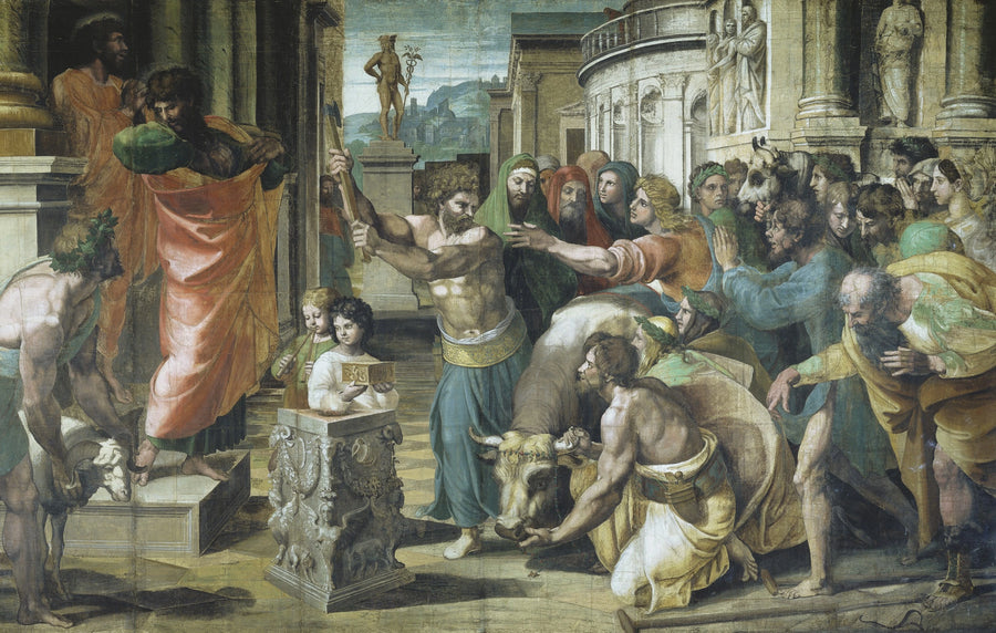 O sacrifício de Lystra - Raphaël Sanzio