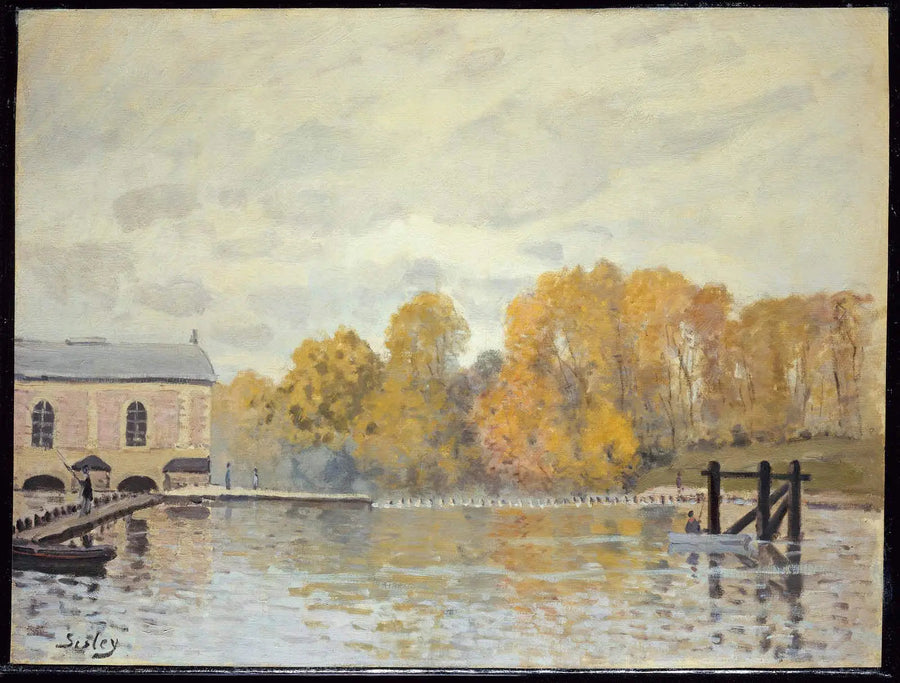 Fábrica de Água de Marly - Alfred Sisley