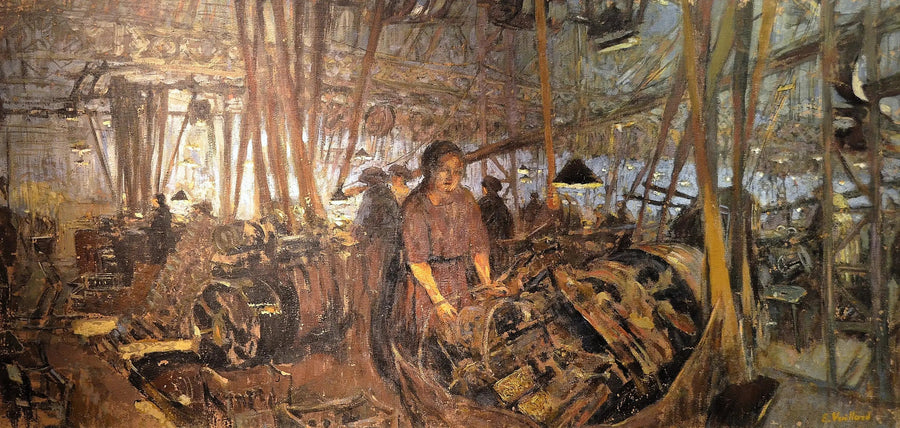 Fábrica de armamentos em Lyon: as torres - Édouard Vuillard