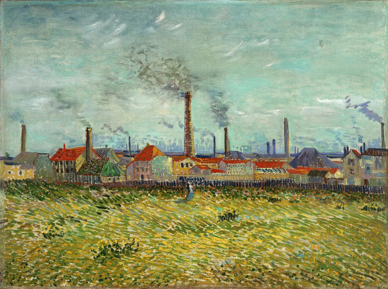 Fábricas em Asnières - Vincent van Gogh