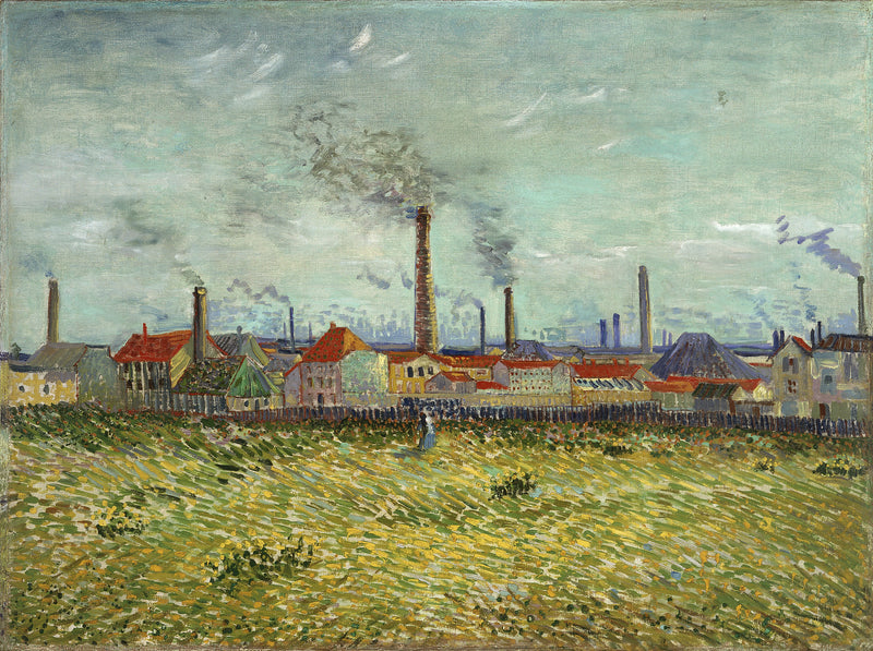 Fábricas em Asnières - Vincent van Gogh