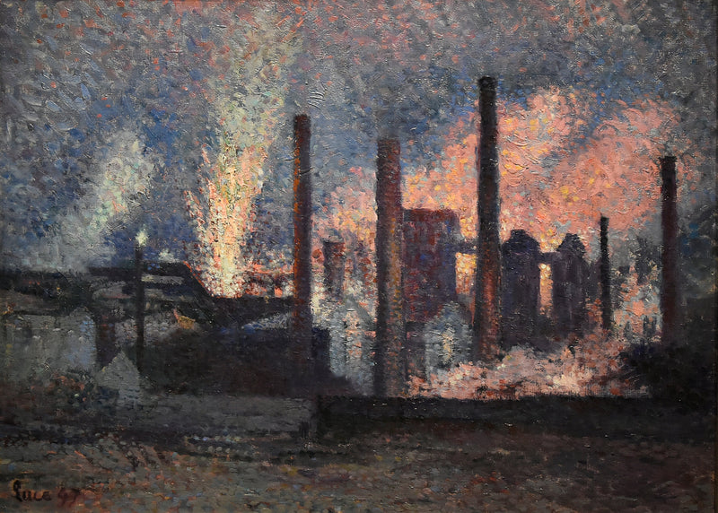 Fábricas perto de Charleroi - Maximilien Luce