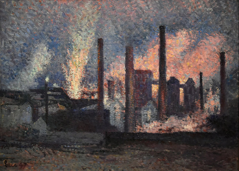 Fábricas perto de Charleroi - Maximilien Luce