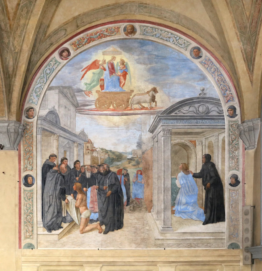 Obra de São Filipe Benizi - Cosimo Rosselli