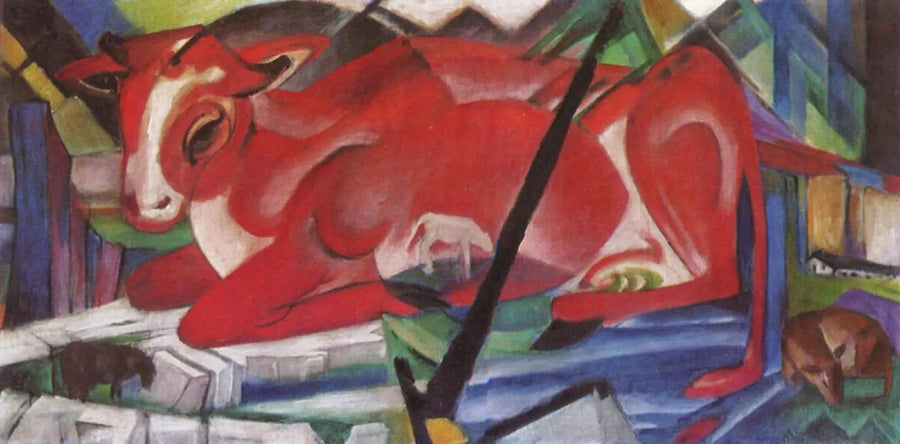 Vaca do mundo - Franz Marc