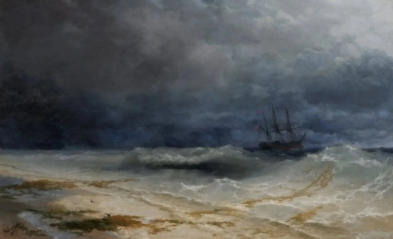 Vaga de Onda - Ivan Aïvazovski