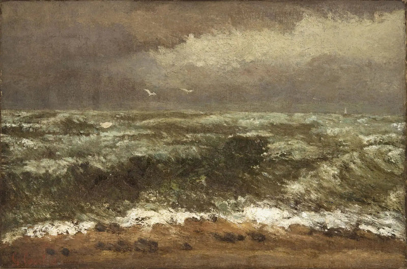 Ondas - Gustave Courbet