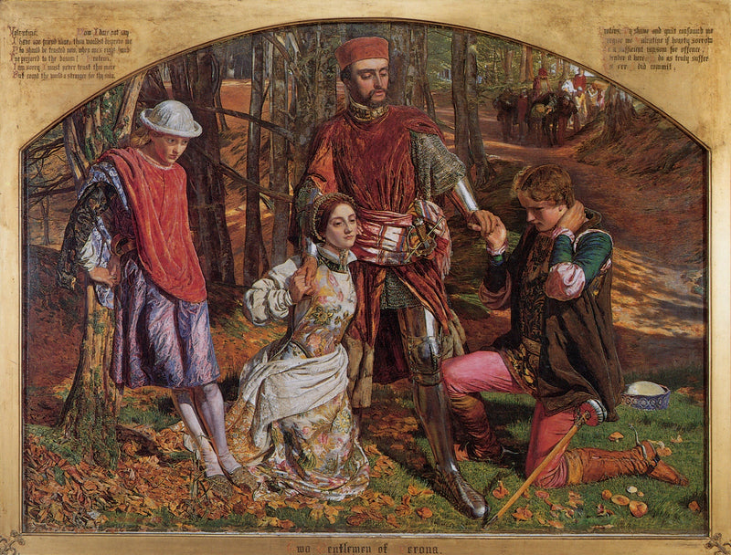 Valentine salva Sylvia de Protée - William Holman Hunt