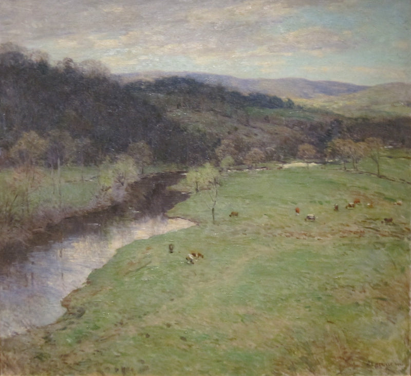 Vale no primavera - Willard Metcalf