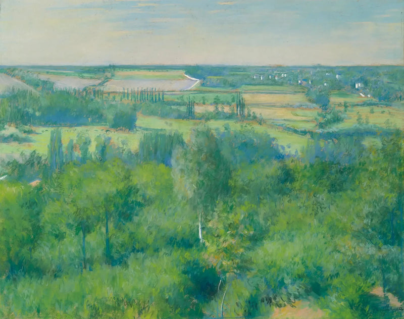Vale do Yerres - Gustave Caillebotte