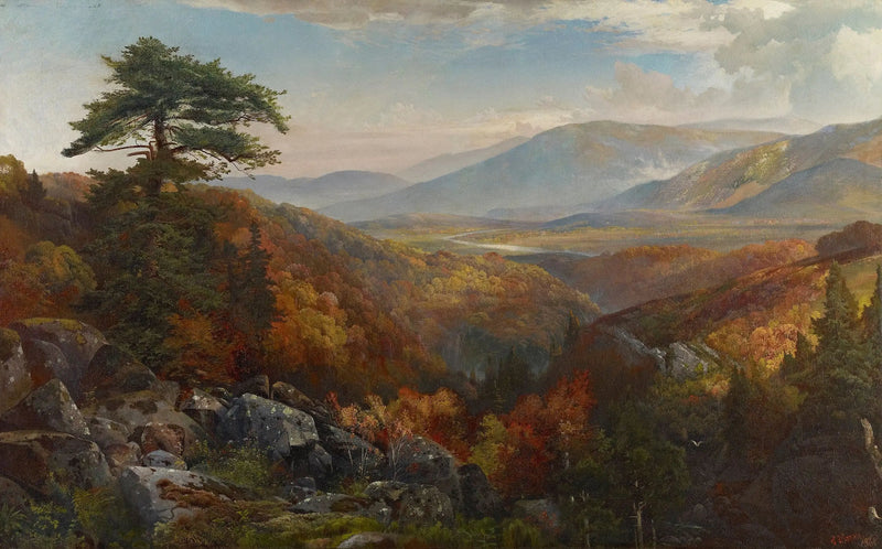 Vale da Catawissa no outono - Thomas Moran