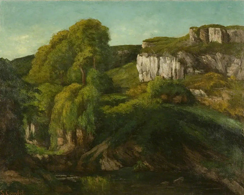 Vale do Loue, perto de Ornans - Gustave Courbet