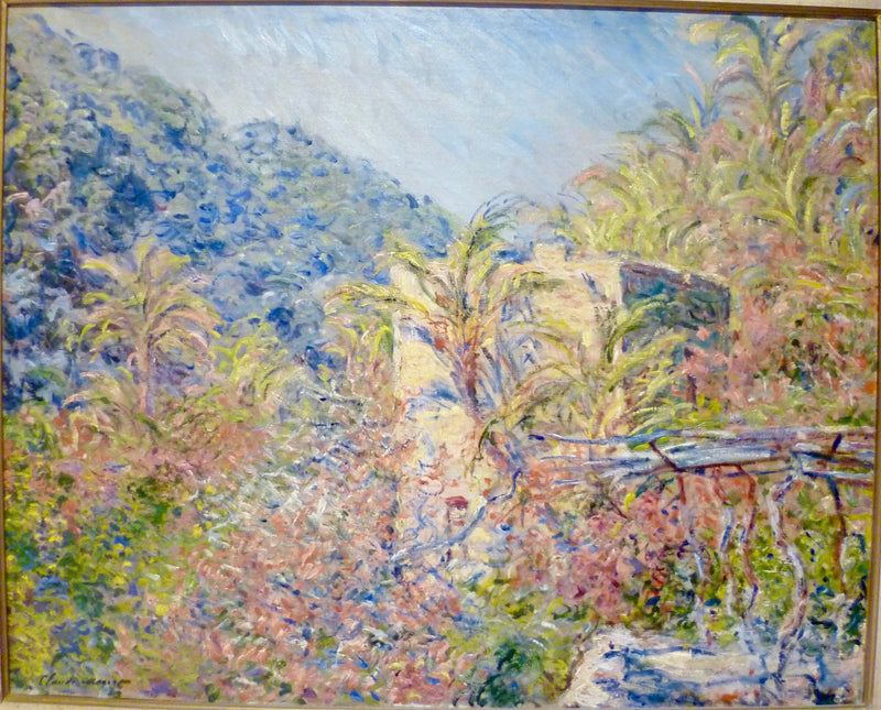 Vale de Sasso. Efeito de sol - Claude Monet