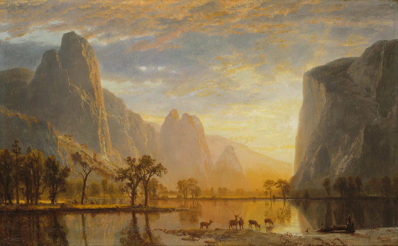 Vale do Yosemite - Albert Bierstadt
