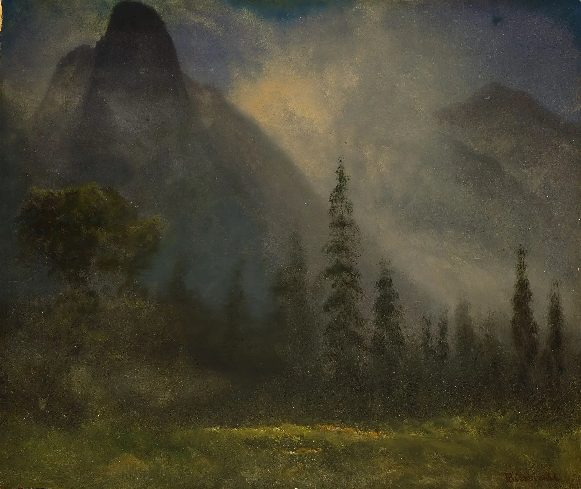 Vallée de Yosemite - Albert Bierstadt - Alpha Reproduction