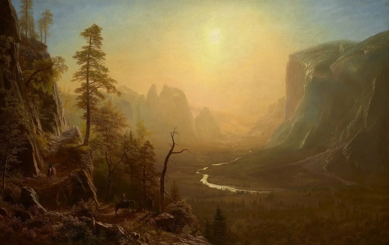 Vale do Yosemite, trilha Glacier Point - Albert Bierstadt