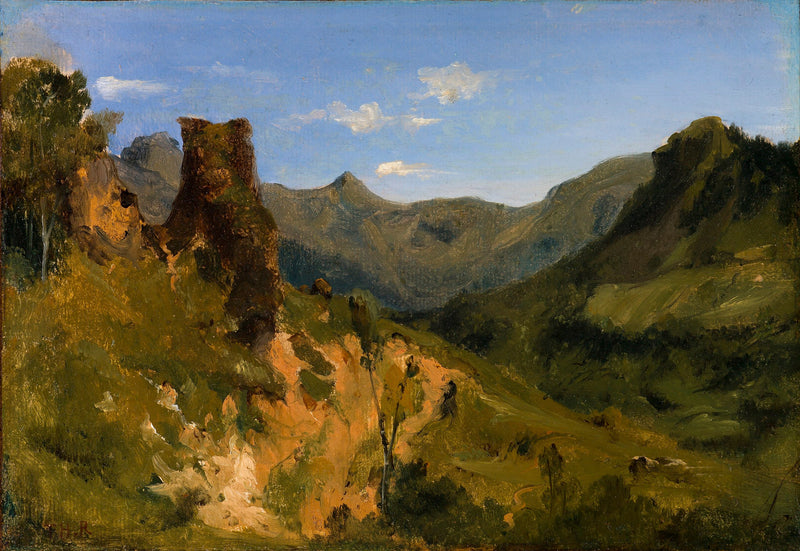 Vallée des montagnes d'Auvergne - Théodore Rousseau