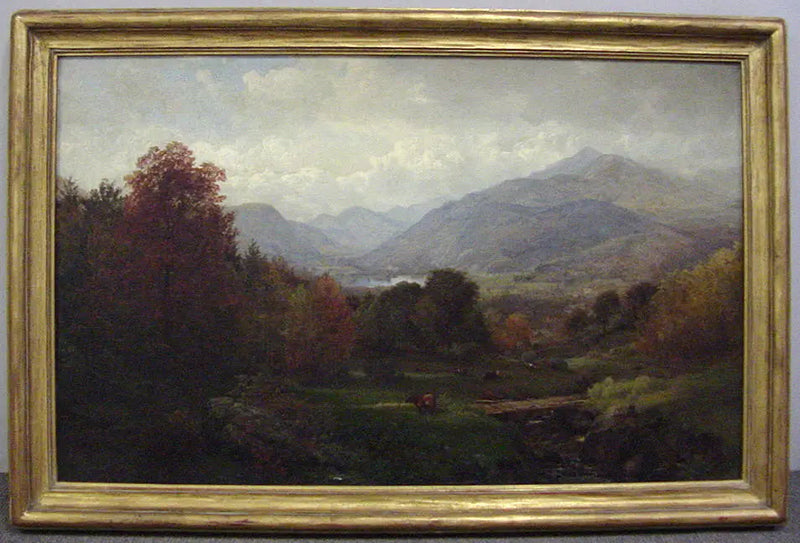 Vale do Bouquet, montanhas Adirondack - William Trost Richards