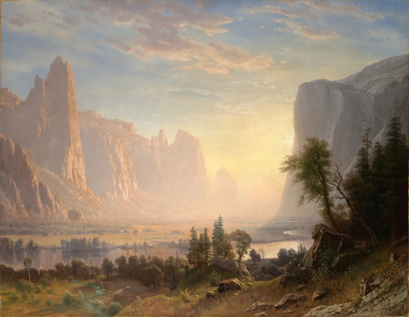 Vale do Yosemite - Albert Bierstadt
