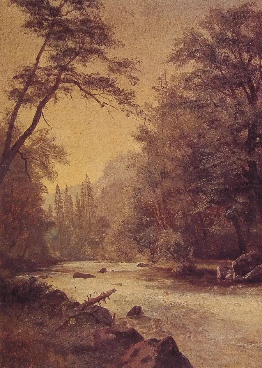 Vale Inferior de Yosemite - Albert Bierstadt