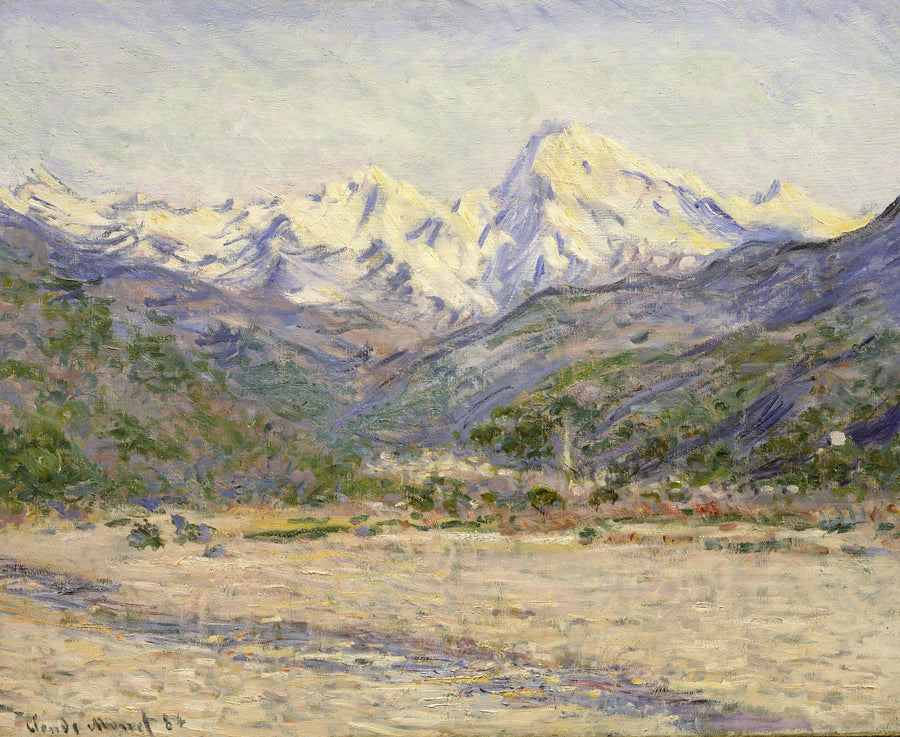 O Vale do Nervia - Claude Monet