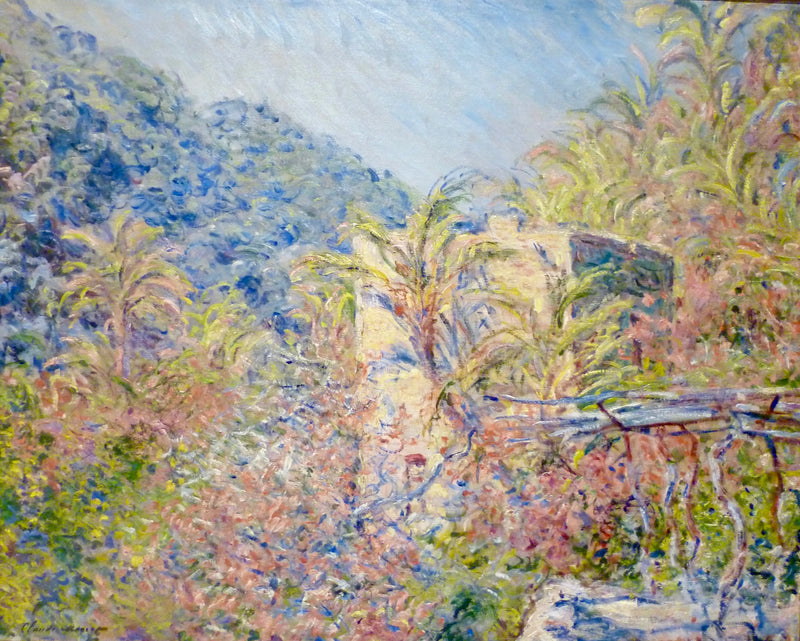Vale de Sasso. Efeito de sol - Claude Monet