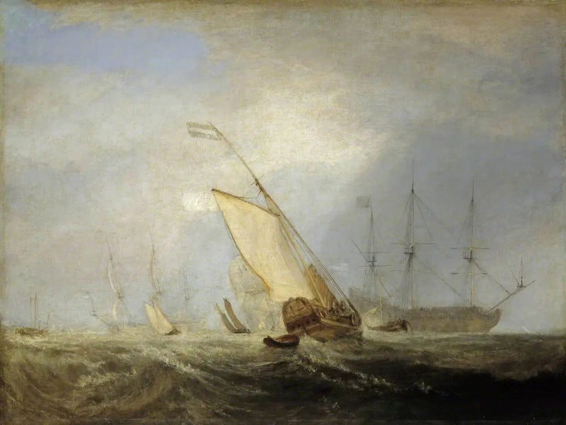 Van Tromp Retornando após a Batalha no Dogger Bank - J. M. W. Turner