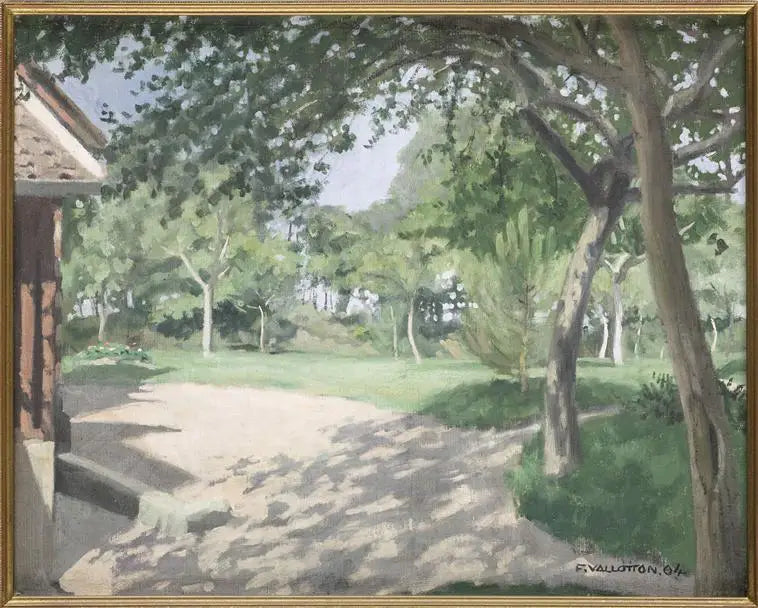 Varengeville, o jardim, de manhã - Félix Vallotton