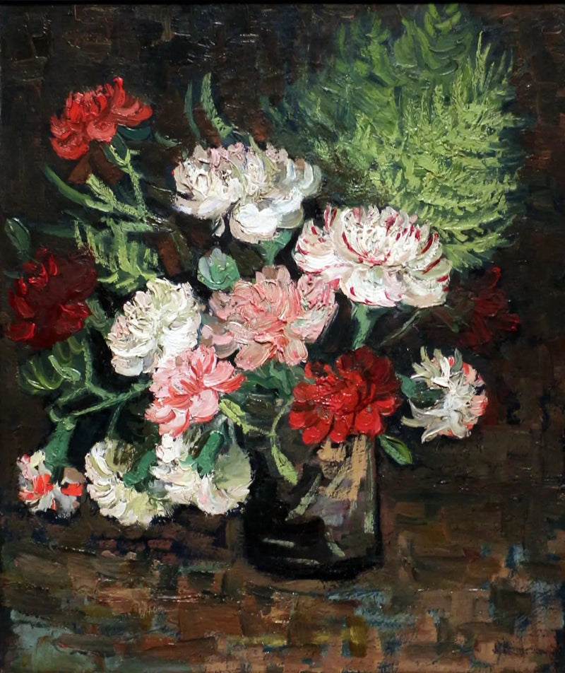 Vaso com cravos - Vincent van Gogh