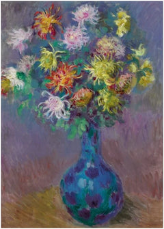 Vaso de crisântemo W812 - Claude Monet