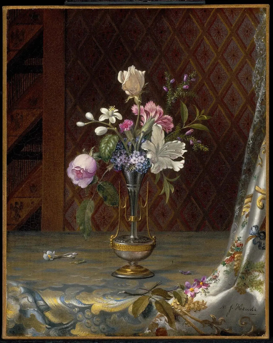 Vaso de flores variadas - Martin Johnson Heade