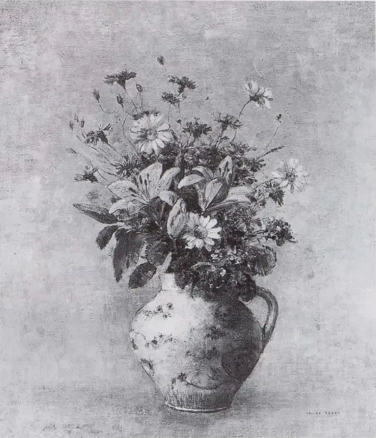 Vaso de flores - Odilon Redon