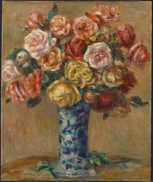 Vaso de flores - Pierre-Auguste Renoir