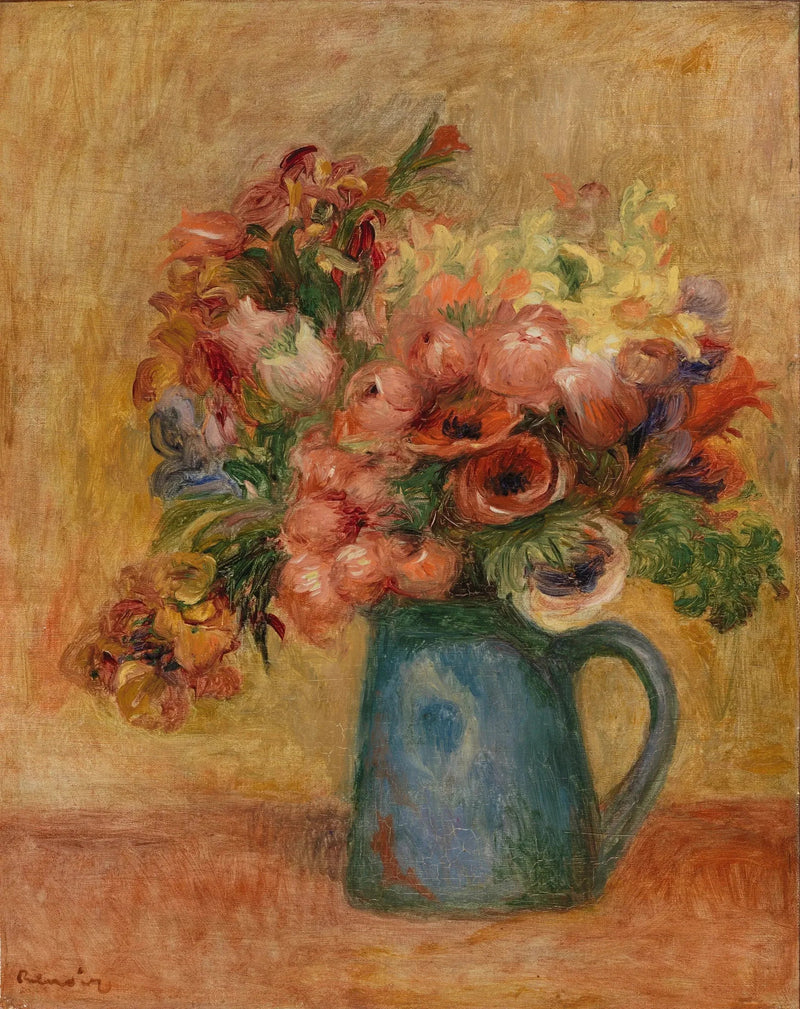 Vaso de flores (Vaso de flores) - Pierre-Auguste Renoir